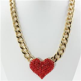 Crystal Heart Necklace