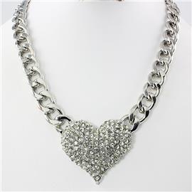Crystal Heart Necklace
