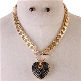 Crystal Heart Necklace