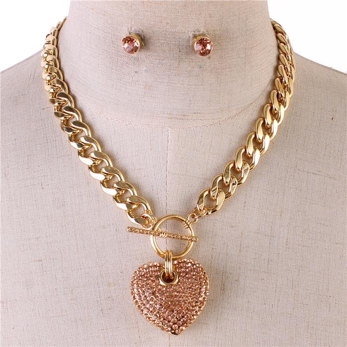 Crystal Heart Necklace