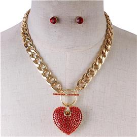 Crystal Heart Necklace