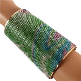 Braclets-Rhinestones Cuff Bangle