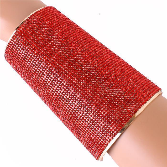 Braclets-Rhinestones Cuff Bangle
