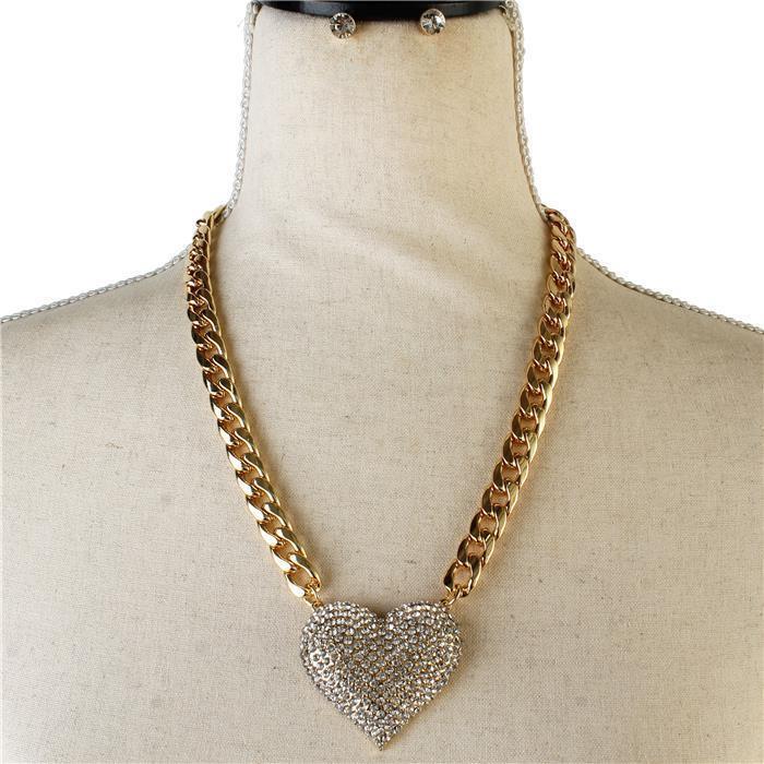 Crystal Heart Necklace