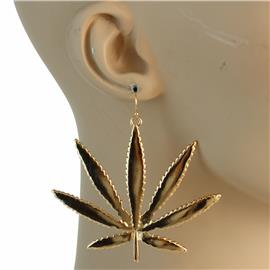 Crystal Leaves Earring