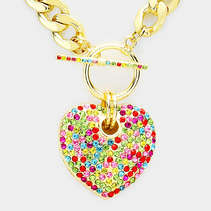 Crystal Heart Necklace