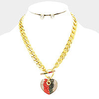 Crystal Heart Necklace