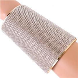 Braclets-Rhinestones Cuff Bangle
