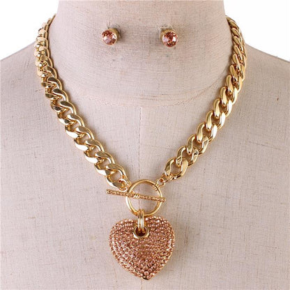 Crystal Heart Necklace