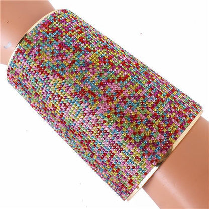 Braclets-Rhinestones Cuff Bangle