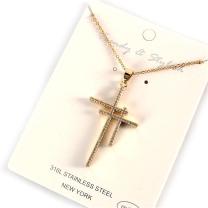 Stainless Steel Cross Necklace