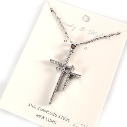 Stainless Steel Cross Necklace