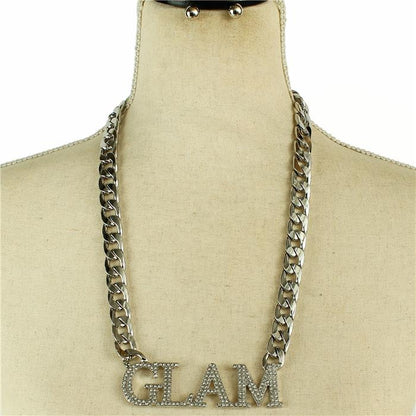 Metal Link Chain Necklace Set