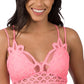 A-Crochet lace bralette