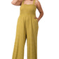 A-Plus smocked top striped jumpsuit